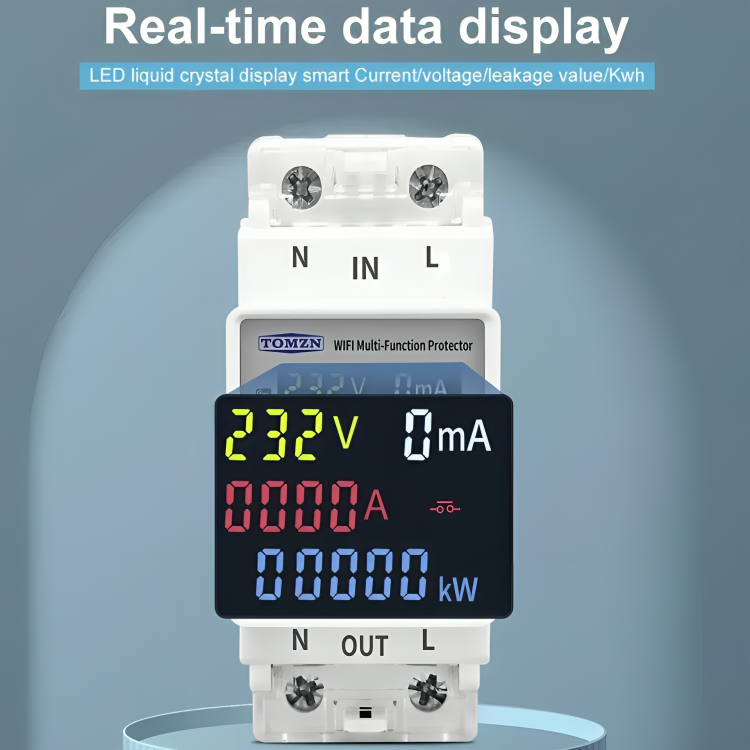 TOMZN TOMPD-63SW WiFi Smart Circuit Breaker with Real-Time Energy Monitoring and App Control